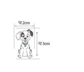 Disney Retro 101 Dalmatians Character Cotton Fabric made in Korea by the Half Yard